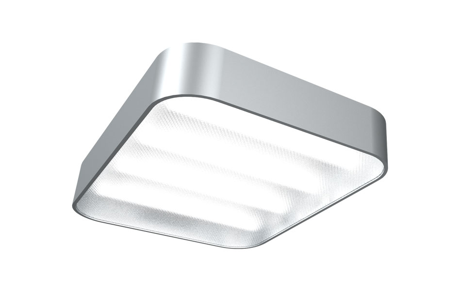 Luminaire LED : Applique LED à grille parabolique avec éclairage direct